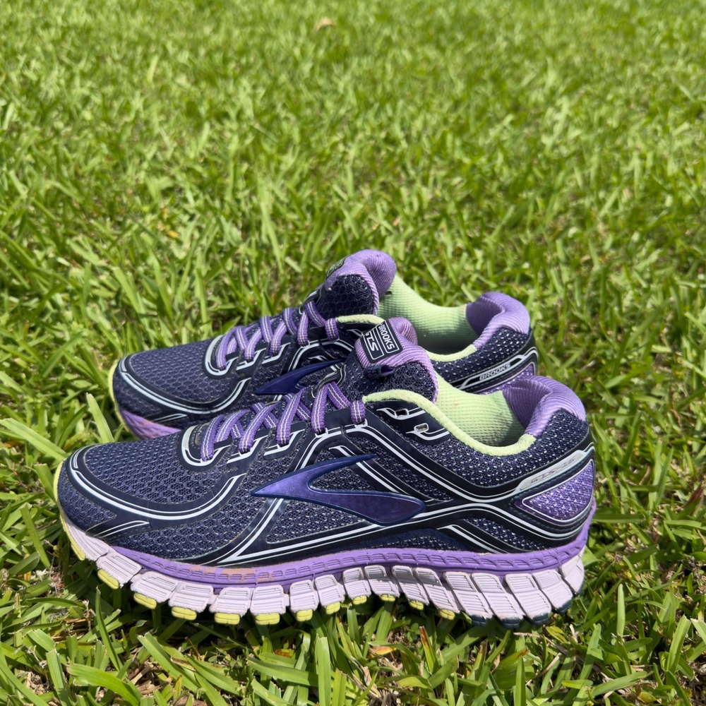 Brooks Adrenaline GTS 16 Womens Running Shoes Purple Navy Blue 7.5 1202031B506 - Picture 3 of 7